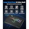 Haute42 Leverless Controller Arcade Stick: Aluminum Leverless Arcade Stick M Ultra GEN2 with Lock Button & RGB Lighting, Arcade Controller Street Fight for PC/PS3/PS4/Switch Game,Low-Profile Switch Arcade Stick Support Hot Swap & SOCD