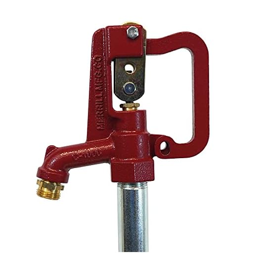 Merrill MFG CNL7503 No Lead Frost Proof CNL-1000 Series Yard Hydrant, 3/4" Pipe Connection, 1" Galvanized Pipe, 3' Bury Depth, 68.5" Total Length, 68.5"
