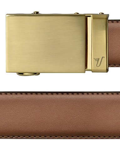 Image of Mission Belt Men's Leather Ratchet Belt, 40mm Metal Collection