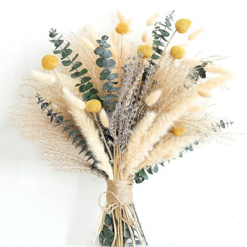 Dried Pampas Grass Bouquet – Boho Pampas Grass Decor for