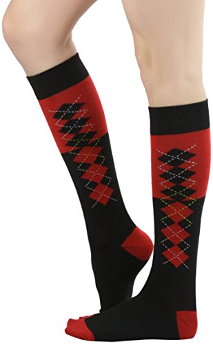 Image of ToBeInStyle Women's Pack of 6 or 12 Knee High Socks