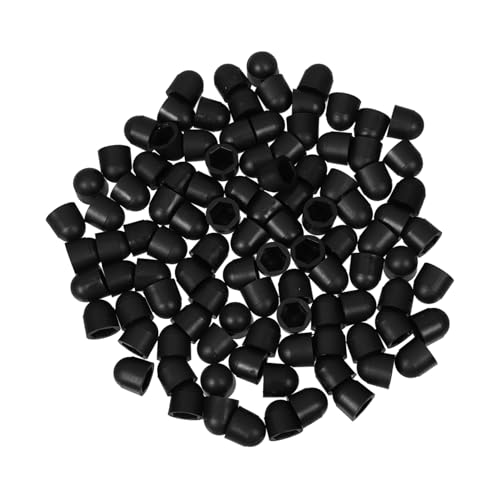 KONTONTY 100Pcs Nut Covers Caps for Hexagon Nuts and Screws and Design Easy Tool Installation for Automotive and Industrial