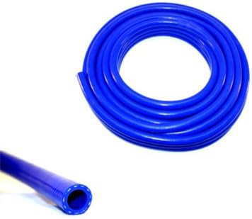 0.75" Reinforced Silicone Heater Hose, Blue (per foot)