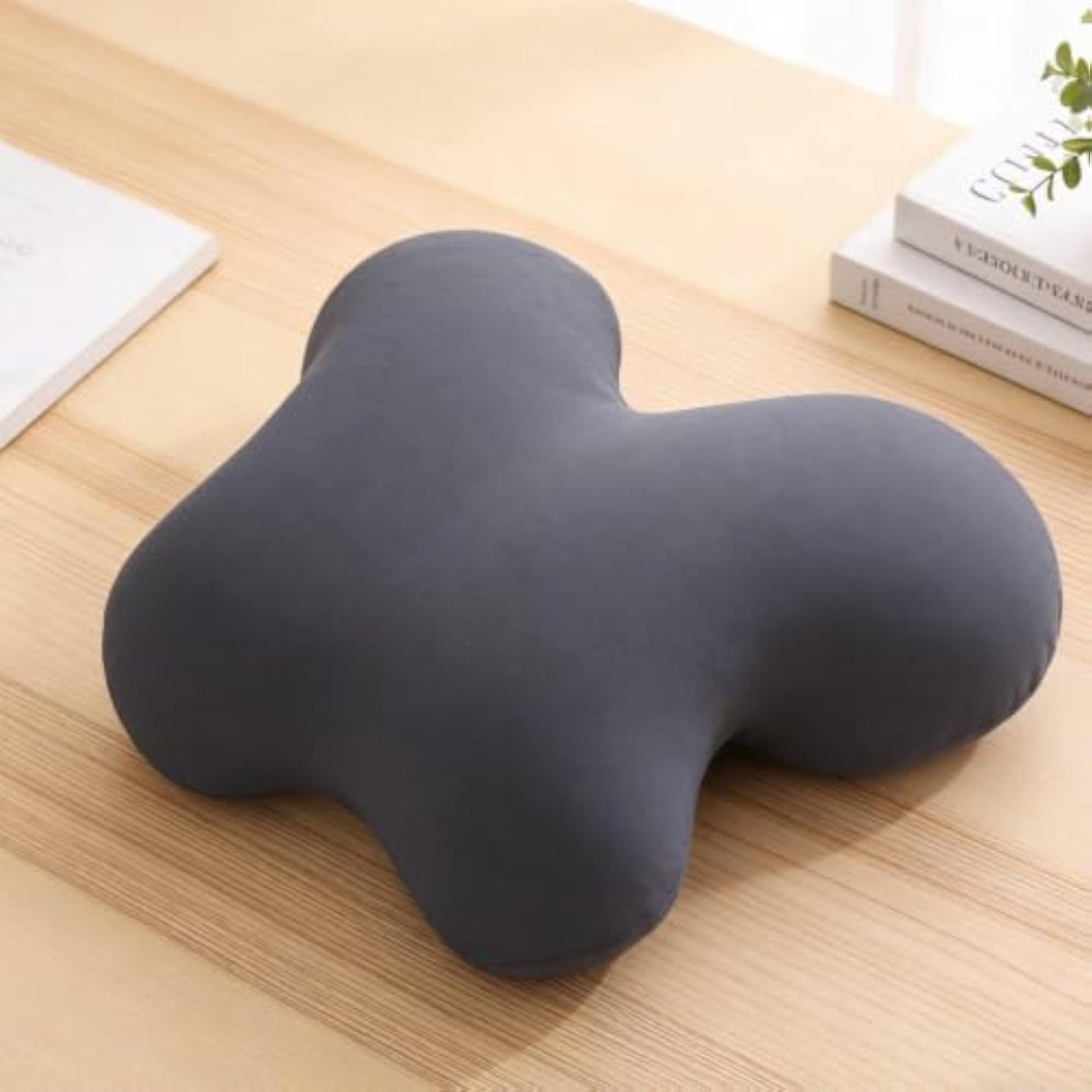 Office Rest Pillow with Arm Hole, Gray Green