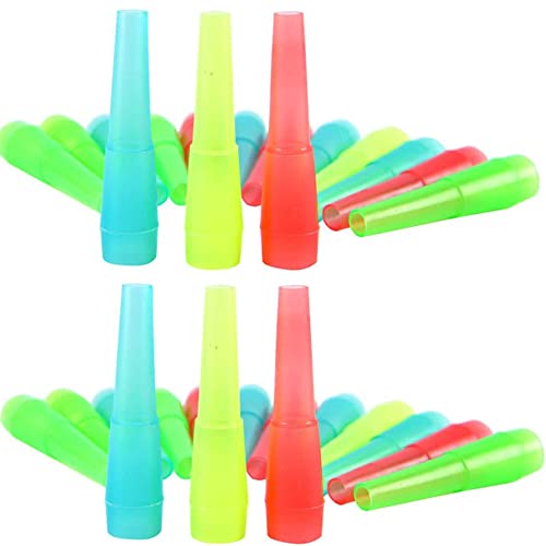 200 Piezas Puntas Desechables Boca Cachimba, Boca de Cachimba Desechable, Desechable El Plastico Seguro Paquete Individual Boca Cachimba para Un Mejor Fumar Shisha Hookah (4 Colores)