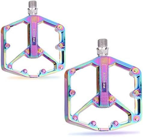 MEROCA Mountain Bike Pedals Aluminum DU+ Perrin Pedals Aluminum Pedals Footpegs