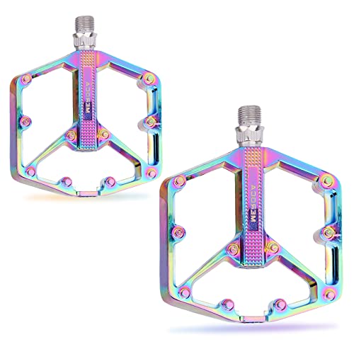 Meroca Mountain Bike Pedals Aluminum Du+ Perrin Pedals Aluminum Pedals Footpegs #TOP3