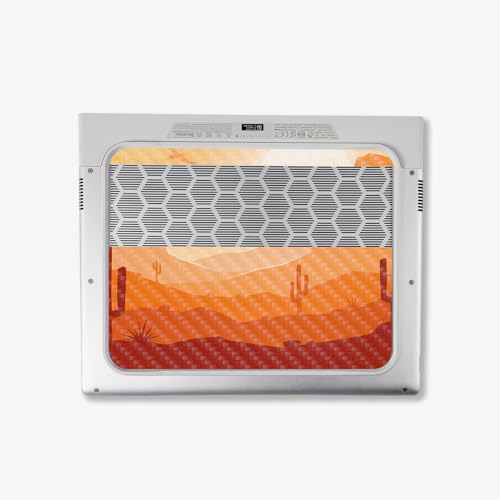 Image of MightySkins Carbon Fiber Skin Compatible with Alienware X14 R2 (2023) Full Wrap Kit - American Southwest | Protective, Durable Textured Carbon Fiber Finish | Easy to Apply | Made in The USA