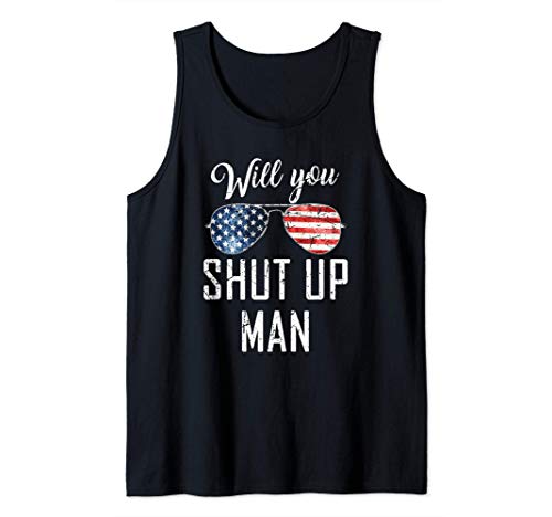 Señor, ¿puede callarse? Will You Shut Up Man? Camiseta sin Mangas