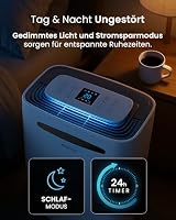 Pro Breeze Luftentfeuchter 20L in 24h Entfeuchtungsleistung - Raumgröße ca. 195m³ (~30 m²) - mit 4 Betriebsarten, Digitalanzeige, Ablaufschlauch, Wäschetrocknung, Timer - Gegen Feuchtigkeit, Schimmel – Ansicht 7