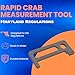 Crab Measurement Tool for MD Blue Crabs and Clams | Regulation Soft Shell, Hard Shell | Floating Crab Gauge with Handle | 1