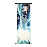 None brand Japonais Anime Naruto défilement Peinture Kakashi Itachi Uchiha Suspendu Mur Art Affiche décor à la Maison Mur Photos pour Salon Pas de Cadre-B_30x90 cm
