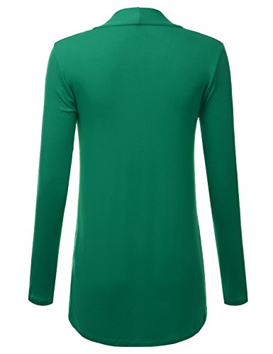 Image of LALABEE Women's Draped Open-Front Long Sleeve Light Weight Cardigan (S~3XL)