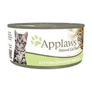 Applaws Kitten Wet Food 70g Chicken Breast in Broth (Pack of 24)