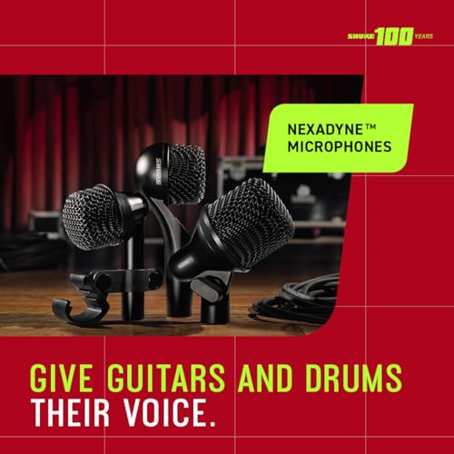 Shure Nexadyne 2 Kick Drum Microphone with Revonic Technology - Supercardioid Dynamic Mic for Pro Performance, Enhanced Frequency Range & Noise Reduction, Dual-Engine Transducers (NXN2) - image 3