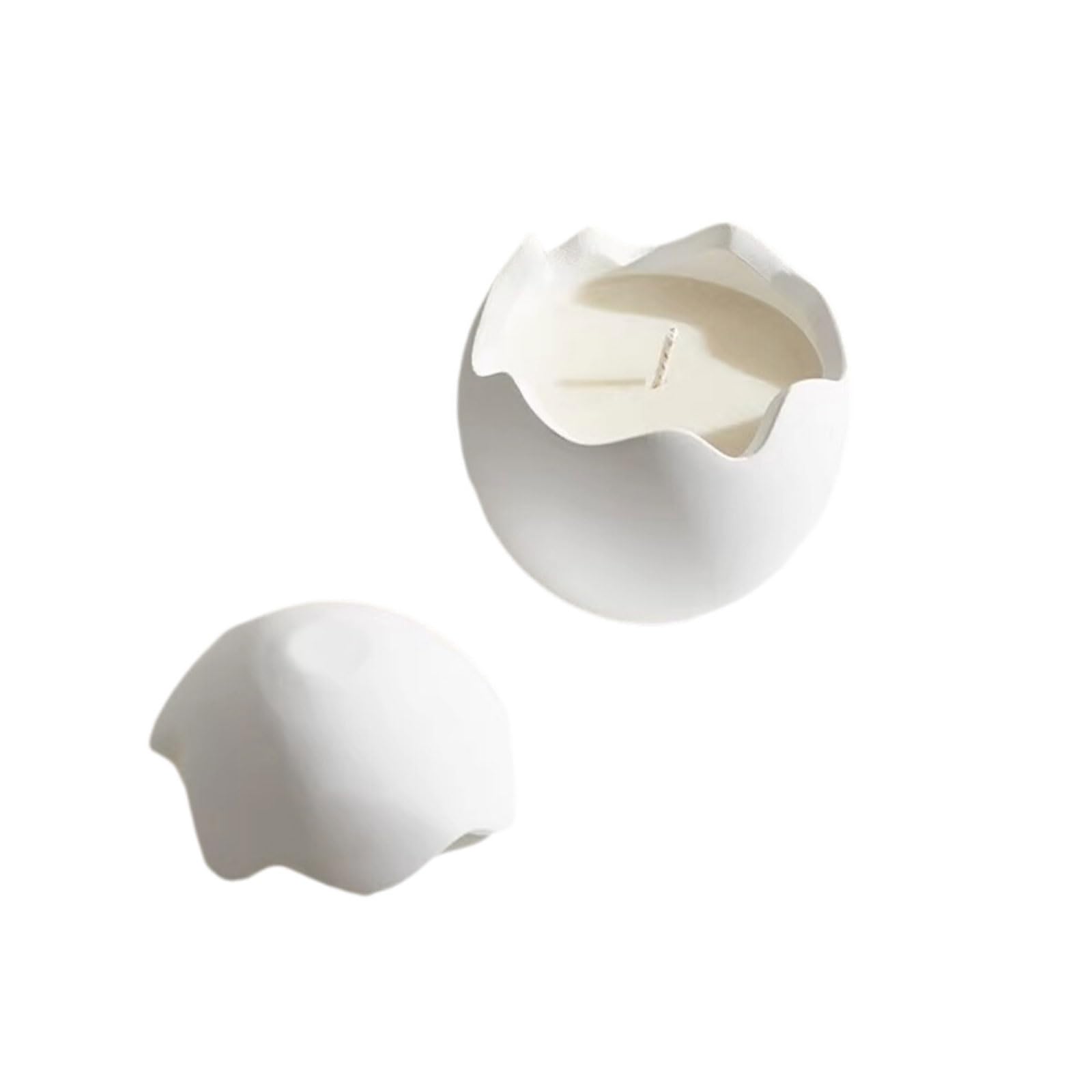 Compatto Candele in ceramica Candela di soia naturale riutilizzabile Candela moderna for aromaterapia for vacanze in casa, relax e spa non pungente(White Peach Oolong)
