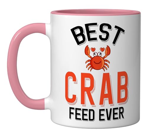 Taza de cerámica para amantes de cangrejos 11 oz miniatura 1