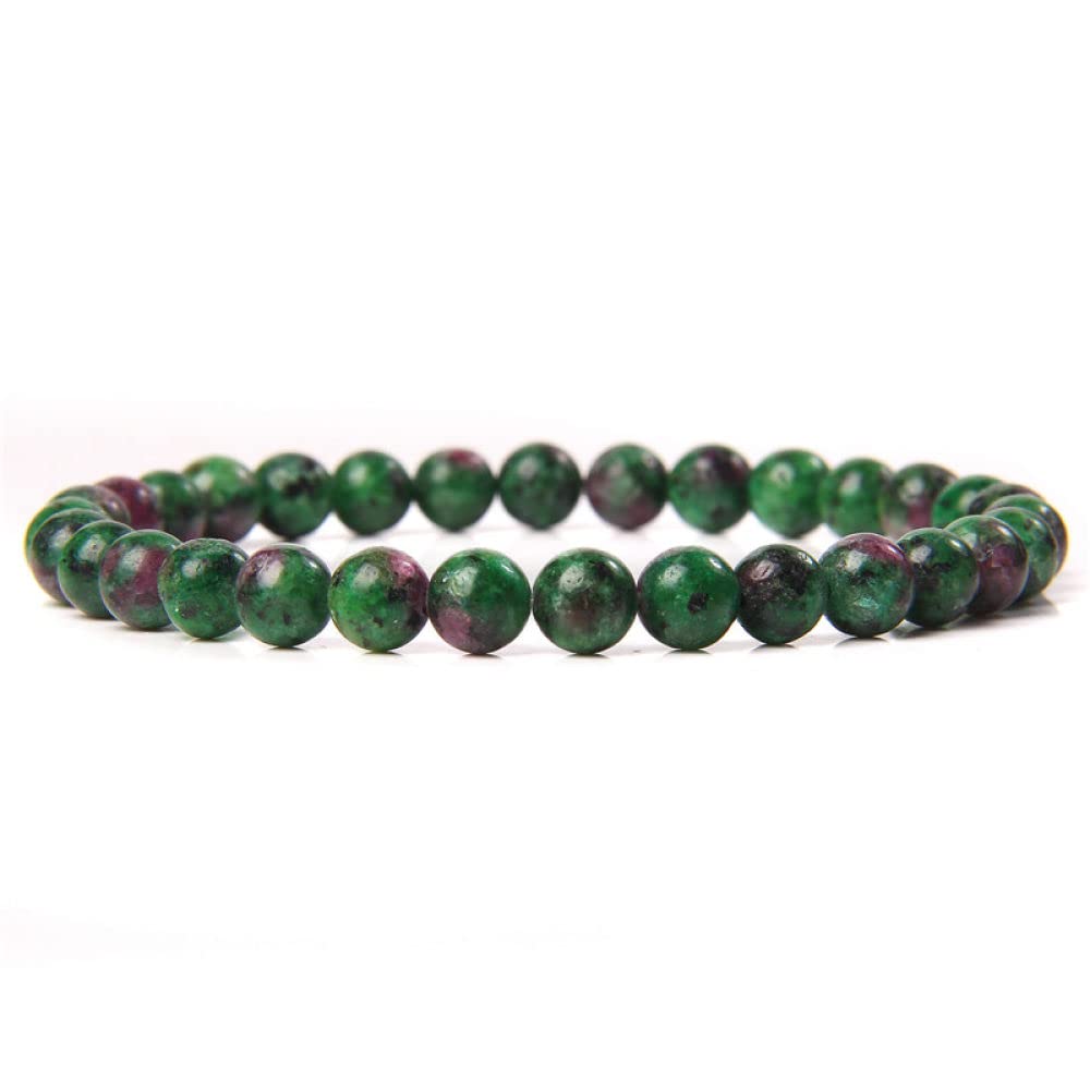 Bracciale di, Bracciale di in Pietra di epidoto Naturale Yoga Chakra elasticizza Perle in Pietra del Bracciale bilancio di Perline Fortunato per Le Donne Uomini Coppie Regalo Gioiello