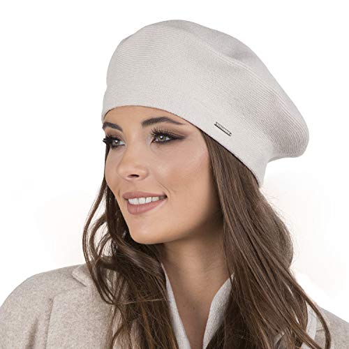 Béret femme en laine VIVISENCE 7005 ajustable pour automne hiver
