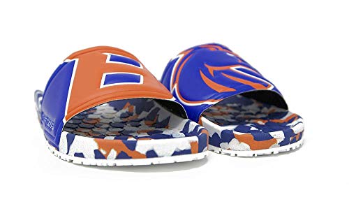 Boise State University BSU Broncos Slydr Sports NCAA Sandals (12 Womens, 10 Mens) - Beach Slides - Pool Slippers2