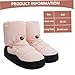 Gcroet Ballet Booties for Girls, Anti-Slip Ballet Warm up Booties with Adjustable Drawstring Dance Shoes for Women 38-39..
