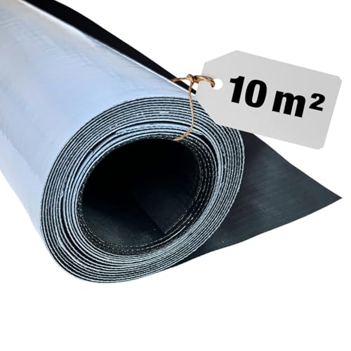 Membrane EPDM Autocollante pour Toiture EasyStick – Ultra Résistante & Étanche – Idéale pour abri de jardin, carport et toit plat – Facile à Poser, Longue...