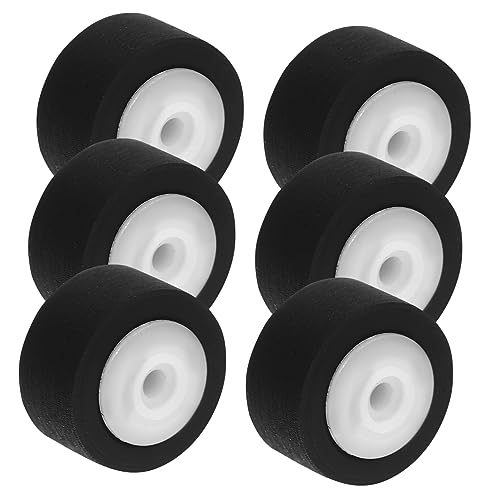 HOMSFOU 6pcs Pinch Roller for Audio Video Recorders Bearing Rollers for Tape Decks for -Term Use for DVD Drives and Record Repair