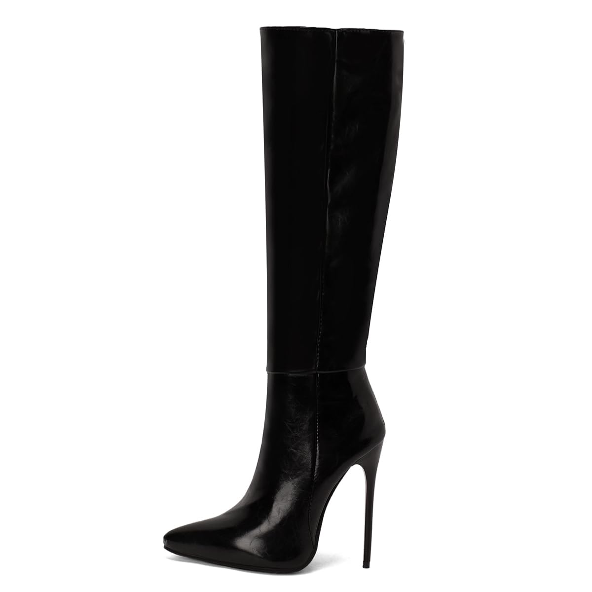 Carkuolary Womens Knee High Sexy Appuntito tacco a spillo High Heel Stivali