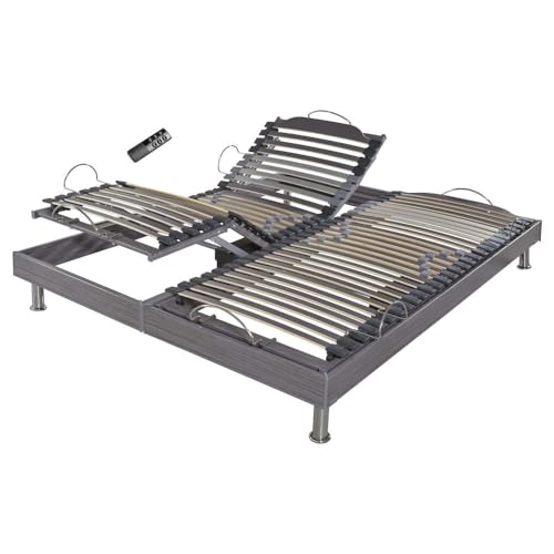 EBAC Sommier électrique S62, 2x70x190, Gris