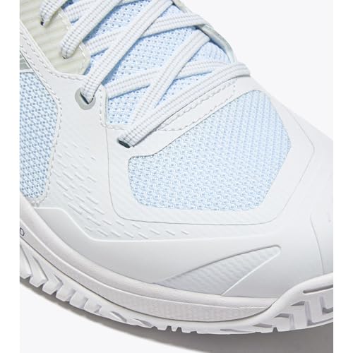 Diadora Men's Blushield Torneo 3 All Ground Tennis Shoe (White/Silver, 8.5)4
