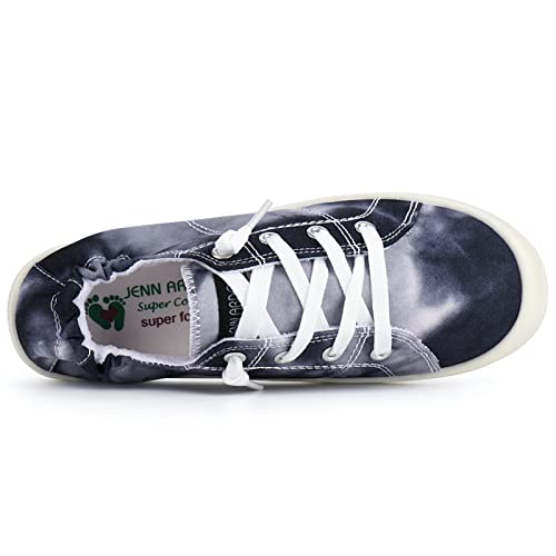 Image of JENN ARDOR Women's Low Top Canvas Slip On Sneaker Comfort Casual Shoes Walking Flats