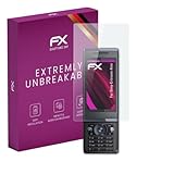 atFoliX Protection Écran Film de verre en plastique compatible avec Sony Ericsson Aino Verre film protecteur, 9H Hybrid Glass FX Protection Écran en Verre trempé de plastique