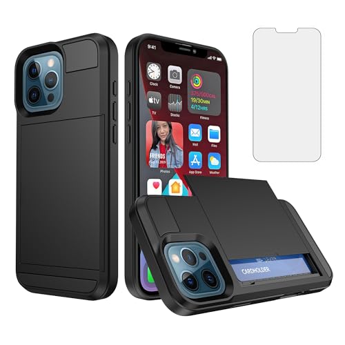 Coque iPhone 12 Pro avec porte-carte voyagez léger grâce à la protection intégrale