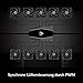 Arctic Case Fan Hub - 10-fold PWM Fan Distributor with SATA Power - Black