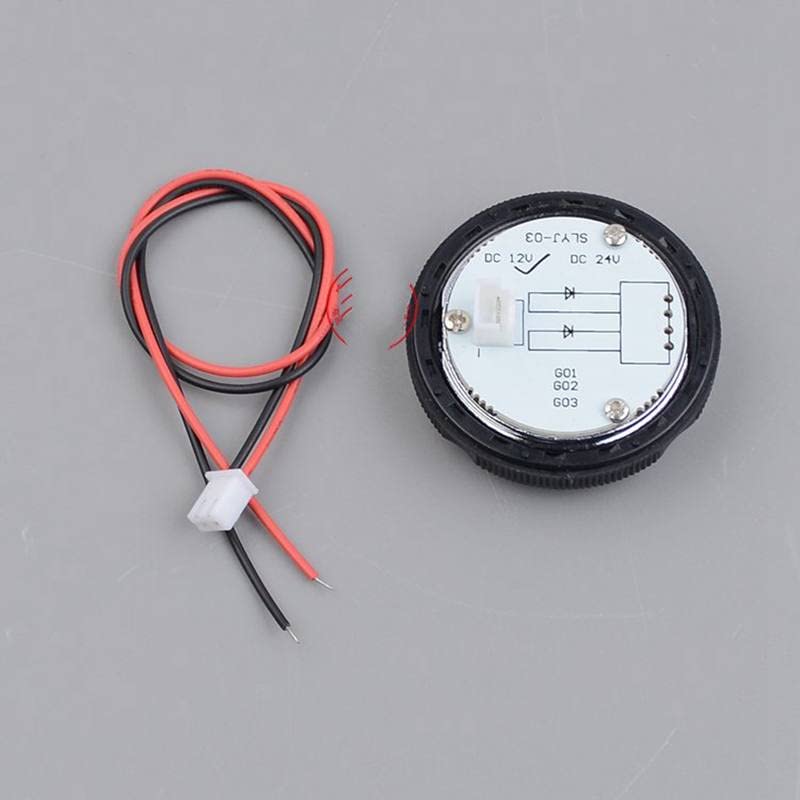 3 Sets Elevator Emergency Lighting DC12V Button Light Round White Light Elevator Accessories AQ1H191