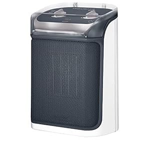 rowenta mini excel aqua chauffage soufflant céramique 2 en 1, radiateur électrique, chauffage d’appoint, ventilation froide, puissant, silencieux, compact, idéal pour la salle de bain so9281f0