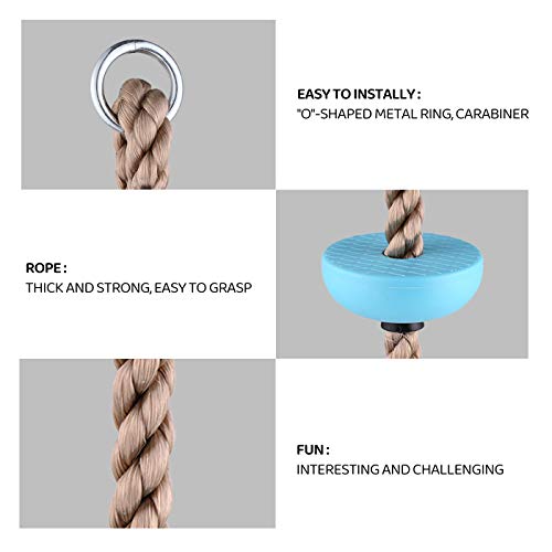 Toy-Park-Plastic-Knot-Rope-Kids-Climbing-Rope-with-5-Plastic-Knots-Ideal-for-Tree-Houses-and-Climbing-Frames-Blue