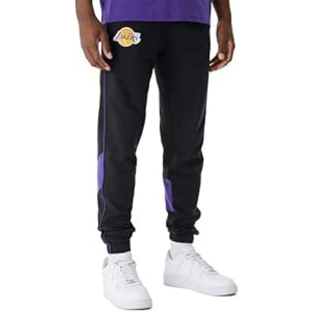 New Era NBA Color Insert Jogger Loslak Blktrp Los Angeles Lakers - Pantalones de chándal Hombre