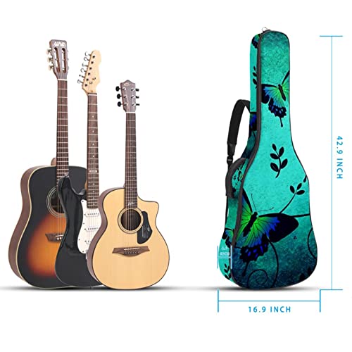 Housse étanche pour guitare acoustique avec double bandoulière et poche Motif feuilles abstraites, Multicolore 09, 42… - Les Beatles, Paul McCartney, John Lennon, RIngo Starr, George Harrison Housse étanche pour guitare acoustique avec double bandoulière et poche Motif feuilles abstraites, Multicolore 09, 42… – Image 6