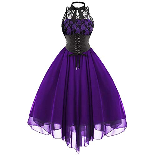 Disfraz de carnaval gótico sin mangas para solucionar tu look medieval de Halloween