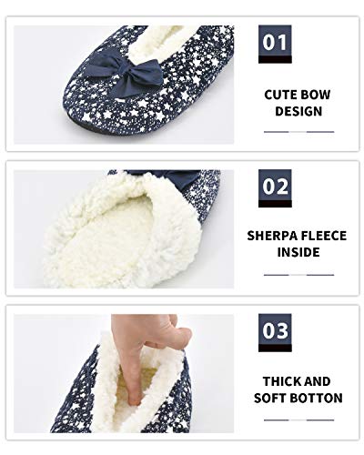 Image of DICUIRD Slipper Socks For Women With Grippers, Fuzzy With Non Slip Bottoms, Cozy Warm Fuzzy Slippers