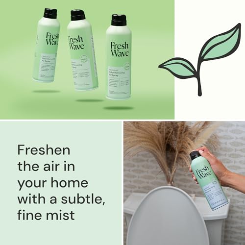 Image of Fresh Wave Original Air Freshener Spray, 8 oz, 2-Pack Room Odor Eliminator | Non-aerosol fine mist, Plant oil formula, Paraben- and phthalate-free, Bathroom and pet area safe, Fabric and furniture use