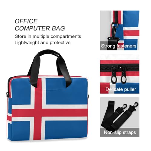 Funda Crossbody para Laptop 15.6 pulgadas con Asa y Correa miniatura 6