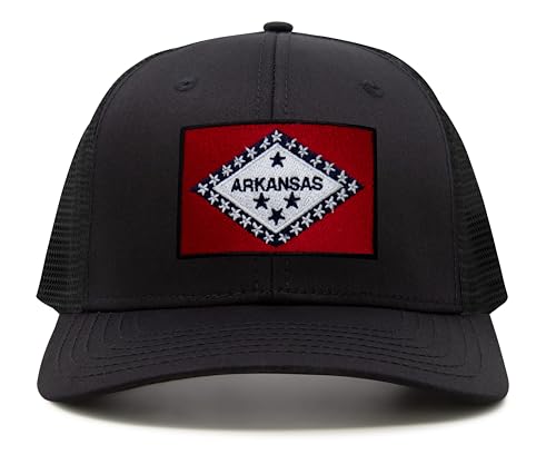 Image of International Tie State Hat for Men and Women, Adjustable Snapback Trucker Baseball Cap with Embroidered Patch