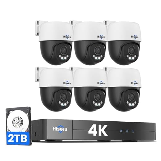 Hiseeu 4K PoE Security Camera System