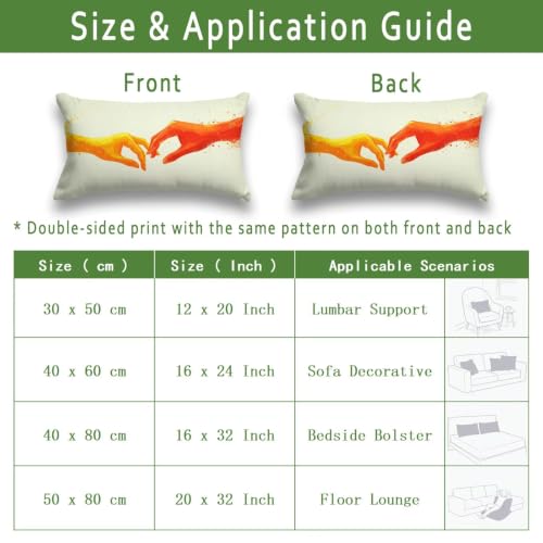 Taie oreiller 40x80 extérieur imperméable pour rénover vos coussins usés - 3
