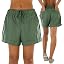 Four Pocket Drawstring Shorts - Ash Olive
