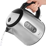 Czajnik elektryczny - Melitta - Prime Aqua mini Top, stal nierdzewna, 1,0 l, 2200 W, zewnętrzny wskaźnik poziomu wody, 1018-03