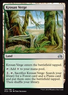 Magic: the Gathering - Krosan Verge (123/156) - Planechase