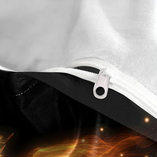 Housse de couette oiseau de feu effet 3D parure lit microfibre ultra douce - 8